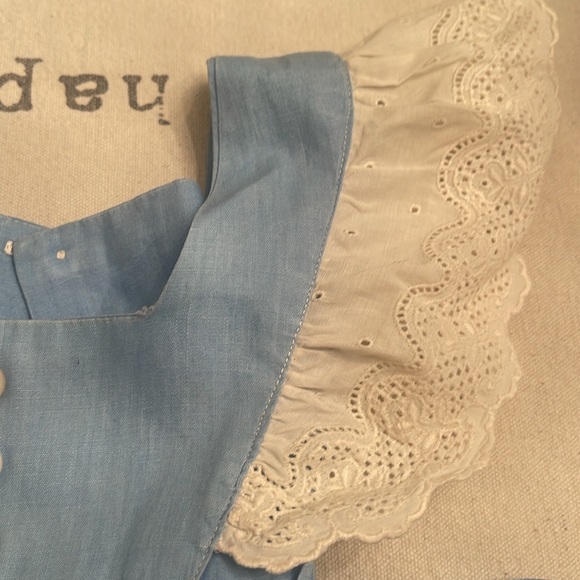 Vintage Child’s  Pinafore/ cotton/ Handmade - Picture 6 of 14